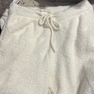 Cozy white sweatpants